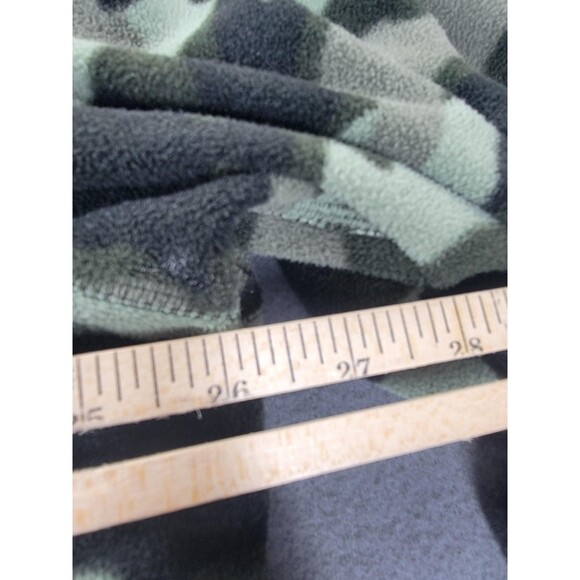 Eddie Bauer First Ascent Pullover Mens 2XL Green Camo Fleece Quarter Zip Pocket - Picture 10 of 12